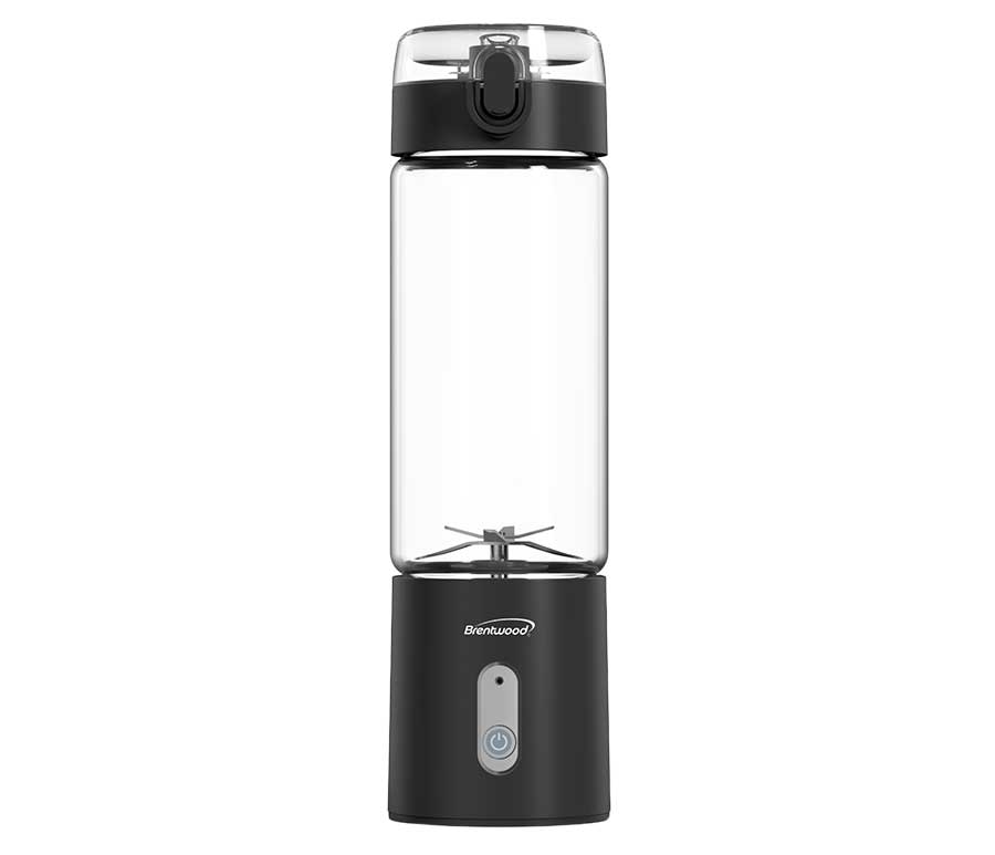 Brentwood RJB-100BL 17oz Portable Battery Operated USB Glass